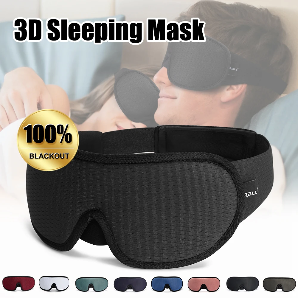 3D 수면 마스크, 부드러운 패딩, 눈 차단 마스크, 눈 가리개, 수면 보조 얼굴 마스크, 아이패치
