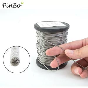 PVC 투명 코팅 케이블 와이어 로프, 스테인리스 스틸 로프, 빨랫줄 직경 0.8mm, 1mm, 1.5mm, 2mm, 3mm, 5 m