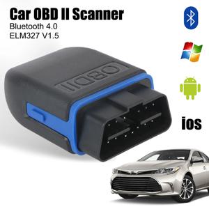 블루투스 4.0 ELM327 V1.5 OBD2 스캐너, 자동차 코드 리더, 점화 스타터 OBD 진단 도구, iOS 안드로이드 윈도우 테스터용, 12V
