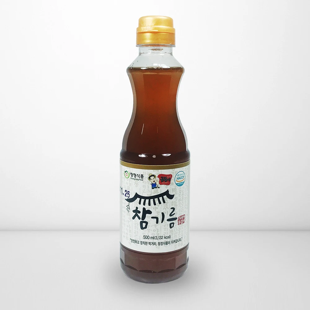 청정식품 통깨 참기름 500ml CJF001-4