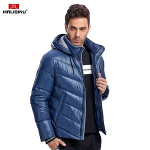 MALIDINU-고품질 남성 다운 재킷, 따뜻한 겨울용 두꺼운 다운 코트 후드 코트 70% 화이트 덕 다운 남성 파카 러시아어