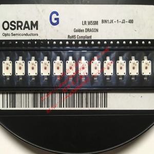 OSRAM 고출력 7060 플랫 헤드, 자동차 LED 램프 비즈, 625nm 적색등, 3W, LRW5SM, 10 개