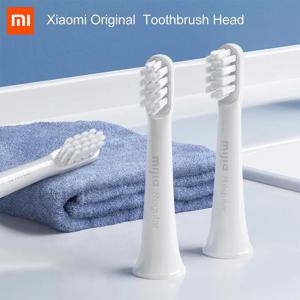 XIAOMI-오리지널 MIJIA 소닉 전동 칫솔 헤드, T100 T200 T301 T300 T500 T500C T700 교체용 칫솔 헤드