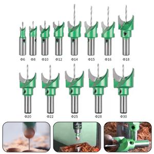 10mm 생크 라우터 비트 부처님 비즈 볼 밀링 커터 카바이드 목공 비드 드릴 비트, 목재 엔드밀 수공구 6-20mm