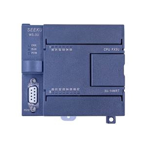 SEEKU FX3U-14MT 14MR 14MRT PLC 8 in 6 Out Anolog 6AD 2DA RTU Modbus 485 PT100 K 열전대 옵션, RTC 2CH 60K 카운팅