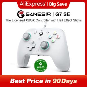 GameSir G7 SE Xbox 유선 컨트롤러 게임패드, 홀 효과 조이스틱 및 트리거 포함, Xbox 시리즈 X, Xbox 시리즈 S, Xbox One용