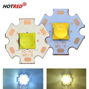 LED 고출력 7070 칩 세라믹 브래킷 비드, 손전등 헤드라이트 서치라이트, XHP70.2, XHP50.2, DC3V, 6V, 12V, 20W, 40W