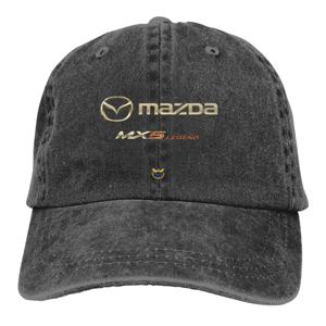 마쓰다 MX-5 야구 모자, 바이저 보호 스냅백 캡, 남녀공용 모자