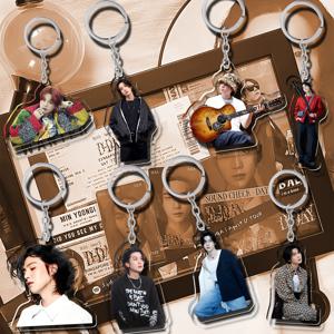 아크릴 케이팝 아이돌 키체인 앨범 키링 펜던트 액세서리, Merch