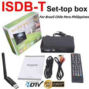 리시버 TV 박스 컨버터, 디지털 TV FTA ISDBT 디코더, TV 튜너, 브라질, 칠레, 페루, 필리핀용, 1080P HD