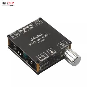 HIFIDIY LIVE C50L 블루투스 5.0 AUX 디지털 파워 앰프 보드, 2x50W 스피커 스테레오 오디오 앰프 모듈 홈 음악