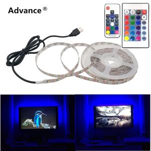 USB LED 스트립 유연한 TV 배경 조명, SMD3528 방수 조명, 핑크 그린, 레드, 블루, 크리스마스, 5V, IP65, 50cm, 1m, 2m, 3m, 4m, 5m