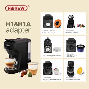 HiBREW H1/H2 어댑터 시스템 부품, 라바자 블루, 라바자 모도 미오, ESE 포드, 카페티탈리용