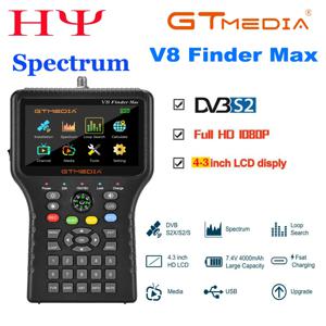 GTMEDIA V8 파인더 맥스 위성 파인더 계량기, 4.3 인치 LCD DVB-S S2 S2X H.265, 더 나은 V8 파인더 2 Pro2 V7 S5X SATLINK WS-6933