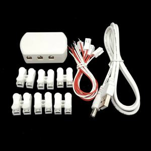 5V USB AC DC 어댑터 전원 공급 장치, 6/12 포트 출력, 철도 레이아웃, 철도 레이아웃, 기차 레이아웃, 가로등 레이아웃 디오라마