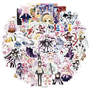 10/30/50PCS Puella 동방 Madoka Magica 애니메이션 스티커 만화 Decals DIY 오토바이 수하물 기타 스케이트 보드 재미 있은 스티커 장난감