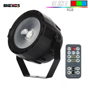 SHEHDS 무선 리모컨 LED 파 COB 30W RGB 조명, DJ 디스코 새해 파티 웨딩 조명, DMX512