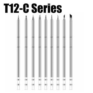 T12-C08 납땜 인두 팁, Hakko FX951 DIY 납땜 스테이션 키트, 용접 도구, C1 C4 BC1 BC2 BCF1 BCF2 T12