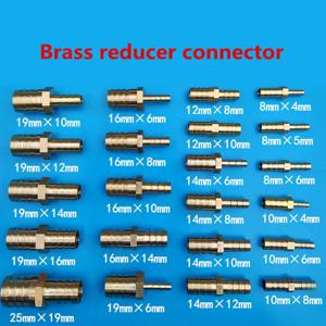 가스 구리 가시 커플러 커넥터 어댑터, 황동 직선 호스 파이프 피팅, 동일 바브 감소 조인트, 3 4 5 6 7 8 10 12 14 16mm