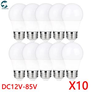 10pcs DC12V-85V LED 전구 램프 E27 E14 DC12V 24V 36V 85V 3W 6W 9W 12W 15W 18W 20W Lampada Bombilla 테이블 조명