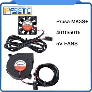 FYSETC 4010 5015 5V DC 냉각 팬 송풍기 팬, 6800/5800 회전 속도 팬, Prusa MK3S 3D 프린터용