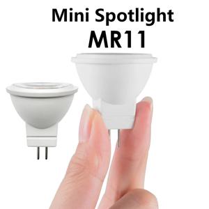 LED 미니 COB 스포트라이트 MR11 GU4 고휘도 따뜻한 백색광, 주방 교체용, 20W, 50W 할로겐, 4-20 개