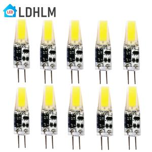 COB LED 램프 스포트라이트 샹들리에 조명 교체, 할로겐 램프 위탁, G4 6W 전구, AC 12V 220V, 30W 60W, 10/5 개