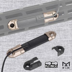 Surefire 스카우트 라이트 손전등 원격 테이프 압력 패드 스위치, Mlok 키모드 20mm 레일 마운트 플레이트 액세서리, M600 M300