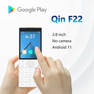 Qin F22 2.8 인치 4G, 구글 와이파이 블루투스, 다국어, 버튼 및 터치 스크린 스마트폰 지원