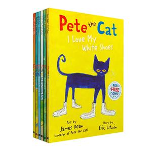 Pete The Cat 그림 Bab용 책, 유명한 이야기, 영어 이야기, 어린이 책 세트, 취침 시간 독서 선물