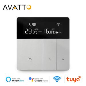 AVATTO 와이파이 스마트 온도조절기 온도 컨트롤러, 100-240 V Tuya 앱 리모컨, Alexa Google Home Yandex Alice와 연동