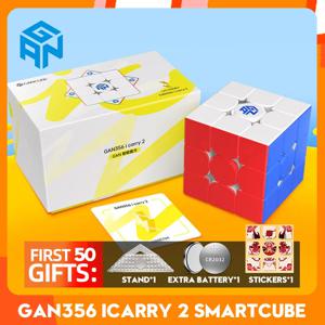 Gan 356 I Carry 2 Uv 스마트 마그네틱 큐브, 3x3 퍼즐 장난감, 스티커리스 큐브, 지능형 추적 이동 단계, 큐브 스테이션 포함