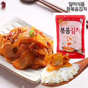 일미 참볶음김치 500g +500g -맛김치 사이즈 찌개 반찬 덮밥 고명 굿