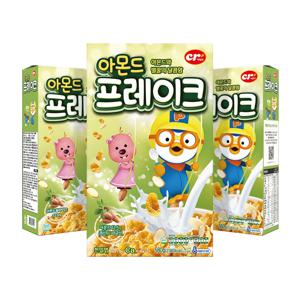 [2+1] 뽀로로 건강한 저당 아몬드 프레이크 580g / 시리얼, 씨리얼, 과자, 후레이크, 간식, 국내산 , 벌꿀, NonG