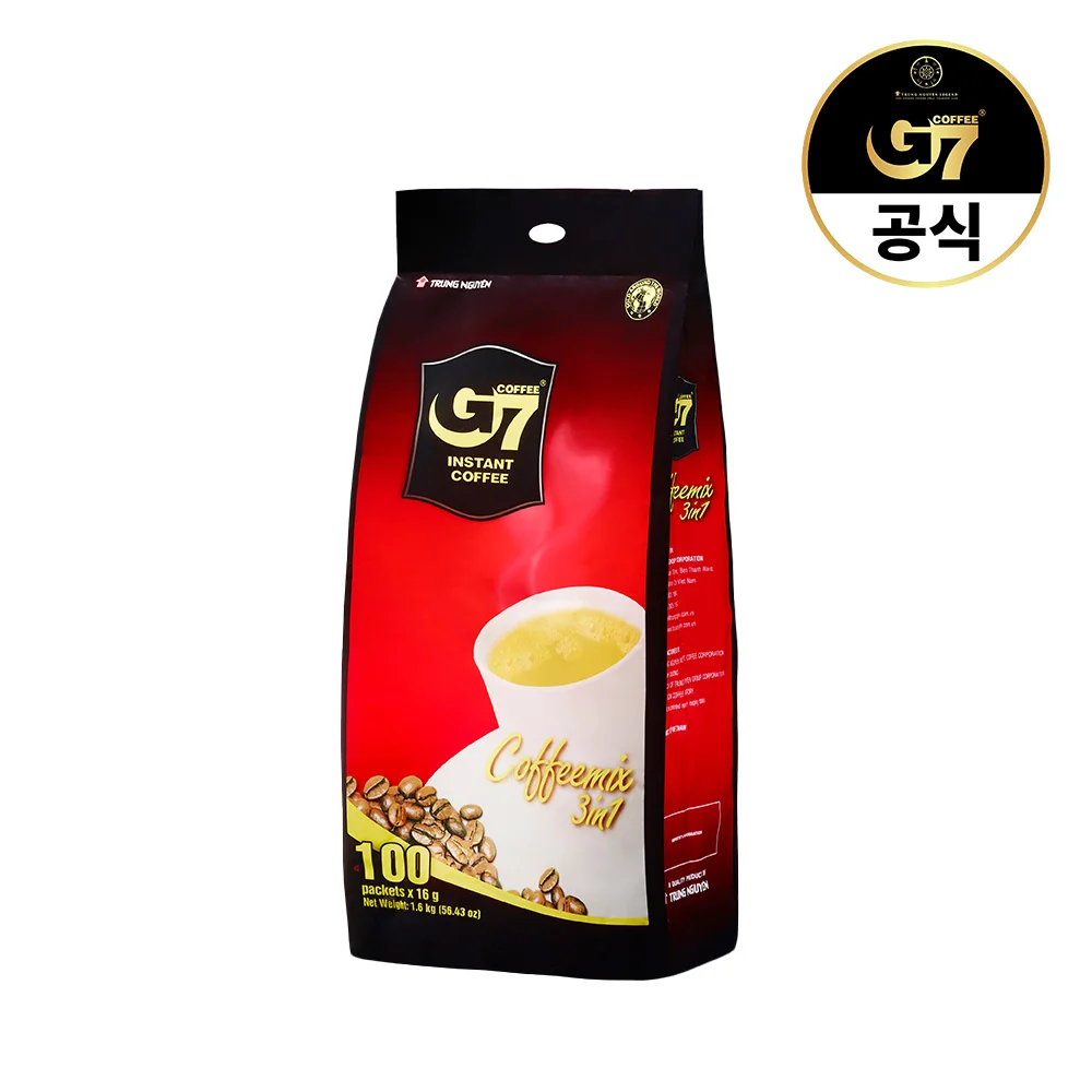 G7 베트남 커피 3in1 커피믹스 16g X 100개입