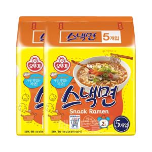 오뚜기 스낵면 멀티팩(108g X 5개입) 2개