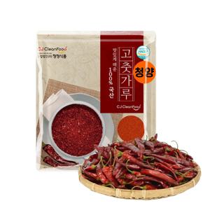 청정식품 국내산 100% 매운맛 고운 고춧가루 청양 500g CJA002-99