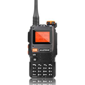 Baofeng UV-61 멀티 밴드 에어 밴드 복스 FM 워키토키, NoAA 무선 주파수 복사 햄 라디오, 999Ch, 2600mAh USB-C 배터리 헤드셋