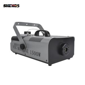 1500W 연기 기계 무대 안개 기계 원격 및 와이어 제어 및 파티 DJ 디스코 SHEHDS 무대 효과 웨딩 안개 기계