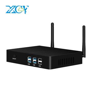 XCY 팬리스 미니 PC 인텔 코어 i7 4500U i5 5200U 300M 와이파이 기가비트 이더넷 8x USB VGA HDMI 디스플레이, 윈도우 10 리눅스 HTPC