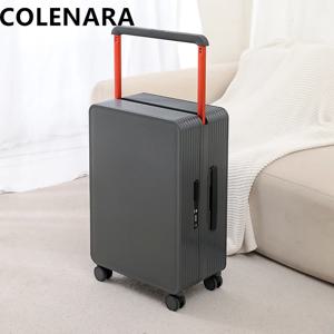 COLENARA 20 인치 캐빈 러기지 PC 견고한 탑승 케이스, 부드러운 라이트 사운드, 범용 휠 여행 트롤리 백, 24 인치 롤링 슈트케이스