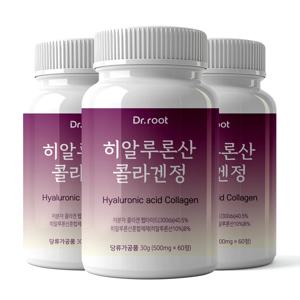 300Da 저분자 피쉬콜라겐 히알루론산 타블렛 500mg 60정 3박스