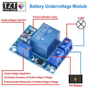저전압 배터리 차단 자동 스위치 복구 보호 모듈, 충전 컨트롤러 보호 보드, DC 12V