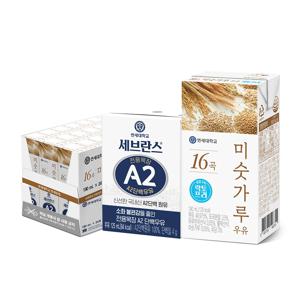 [연세] 세브란스 A2 단백우유 125ml 24팩+미숫가루 우유 락토프리 190ml 24개