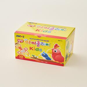 [아모스] 탱탱 아이클레이 kids 50G*10색