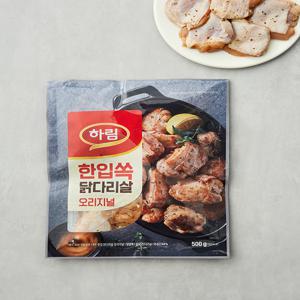 [하림] 한입쏙 닭다리살 오리지널 500g