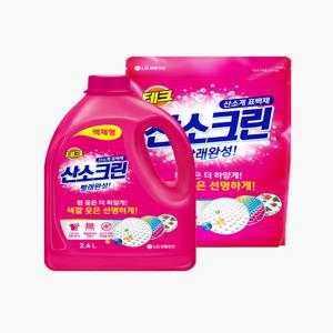 [테크] 산소크린 액상 2.4L / 분말 2.4kg 표백제