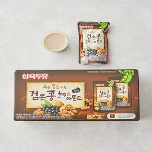 [삼육두유] 검은콩 호두&아몬드 두유 파우치 (190mL X 15팩)