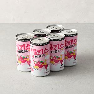 [롯데칠성] 밀키스 제로 딸기바나나 (250mL X 6캔)