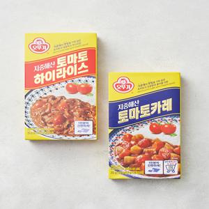 [오뚜기] 지중해산 토마토 하이라이스&카레 2종 (택1)